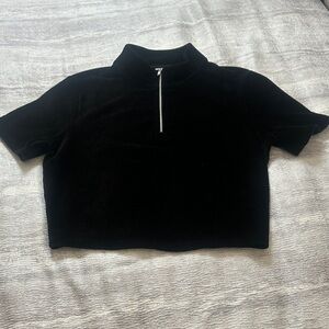 ALO Yoga Black Crop Top